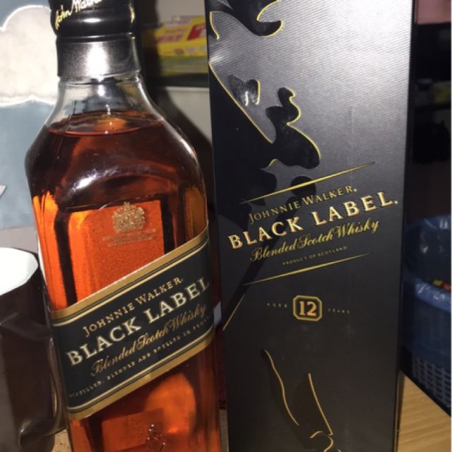 尊尼获加johnniewalker黑牌调配型苏格兰威士忌700ml单支