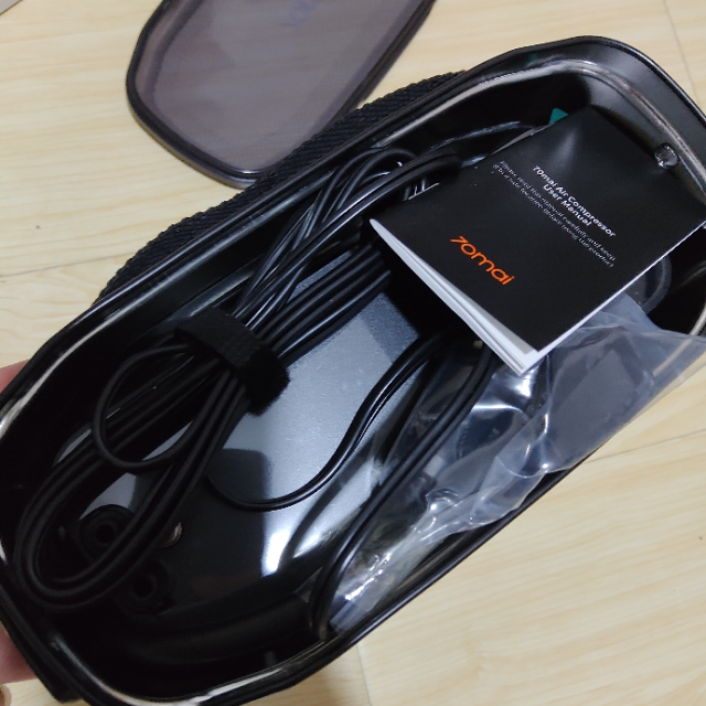 小米70迈汽车轮胎充气泵快速充气32l/min大流量升级降噪智能触控预设