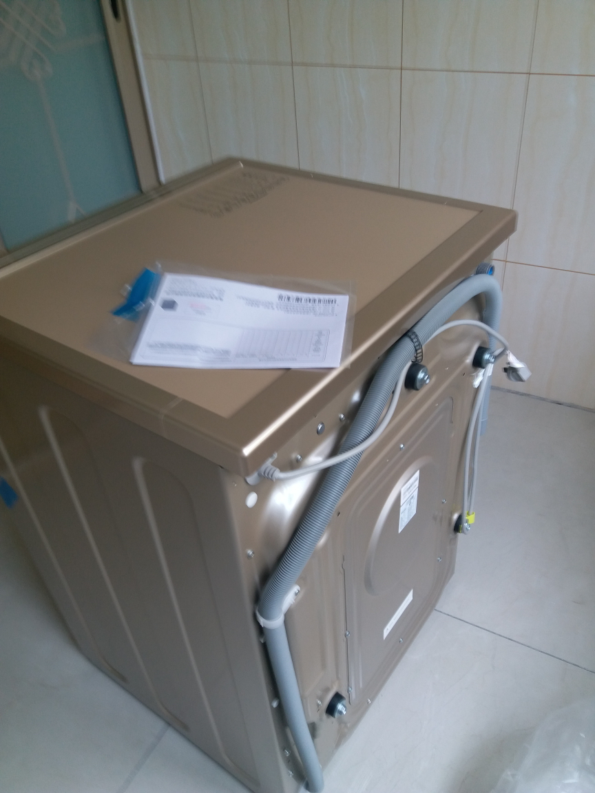 (haier)海尔全自动滚筒洗衣机 洗烘一体机直驱变频 静音节能 家用变频