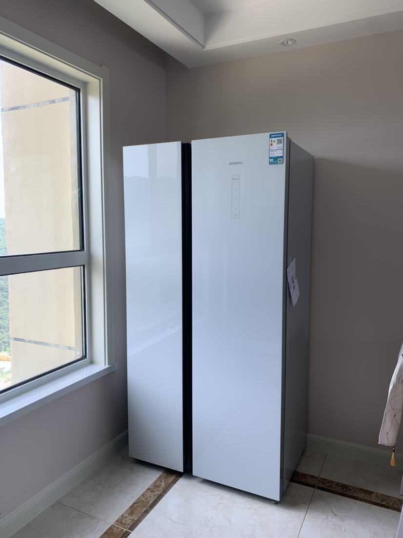 西门子(siemens)500升 对开门冰箱 大容量 纤薄易嵌 变频节能 风冷