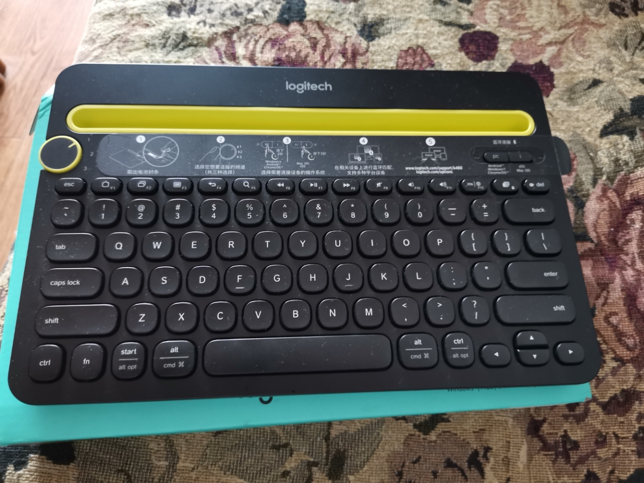 羅技(logitech) k480 無線藍牙鍵盤可連接蘋果安卓手機ipad平板筆記本