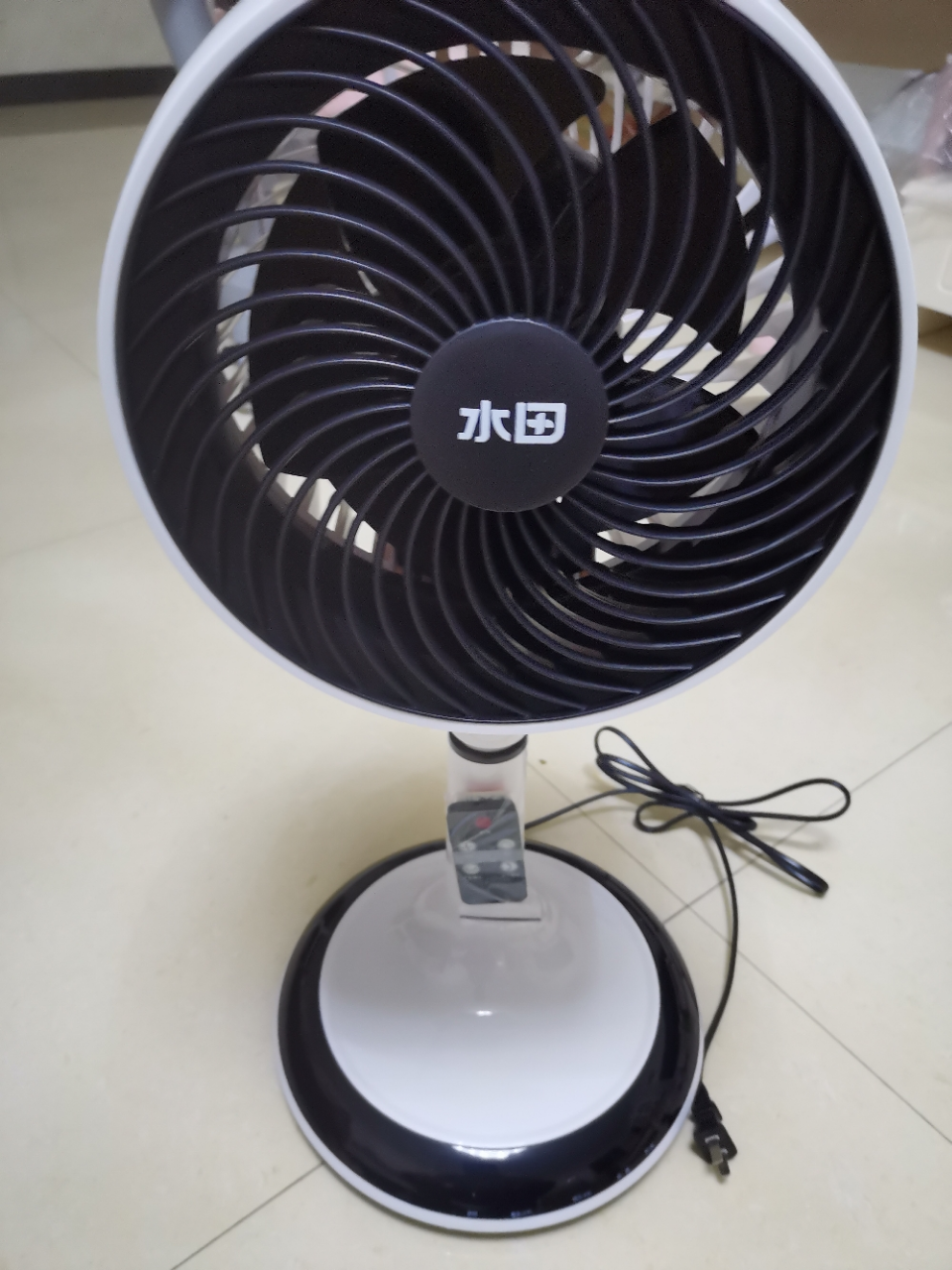 水田空气循环扇家用涡轮对流扇家用落地扇电风扇静音空调扇换气通风扇