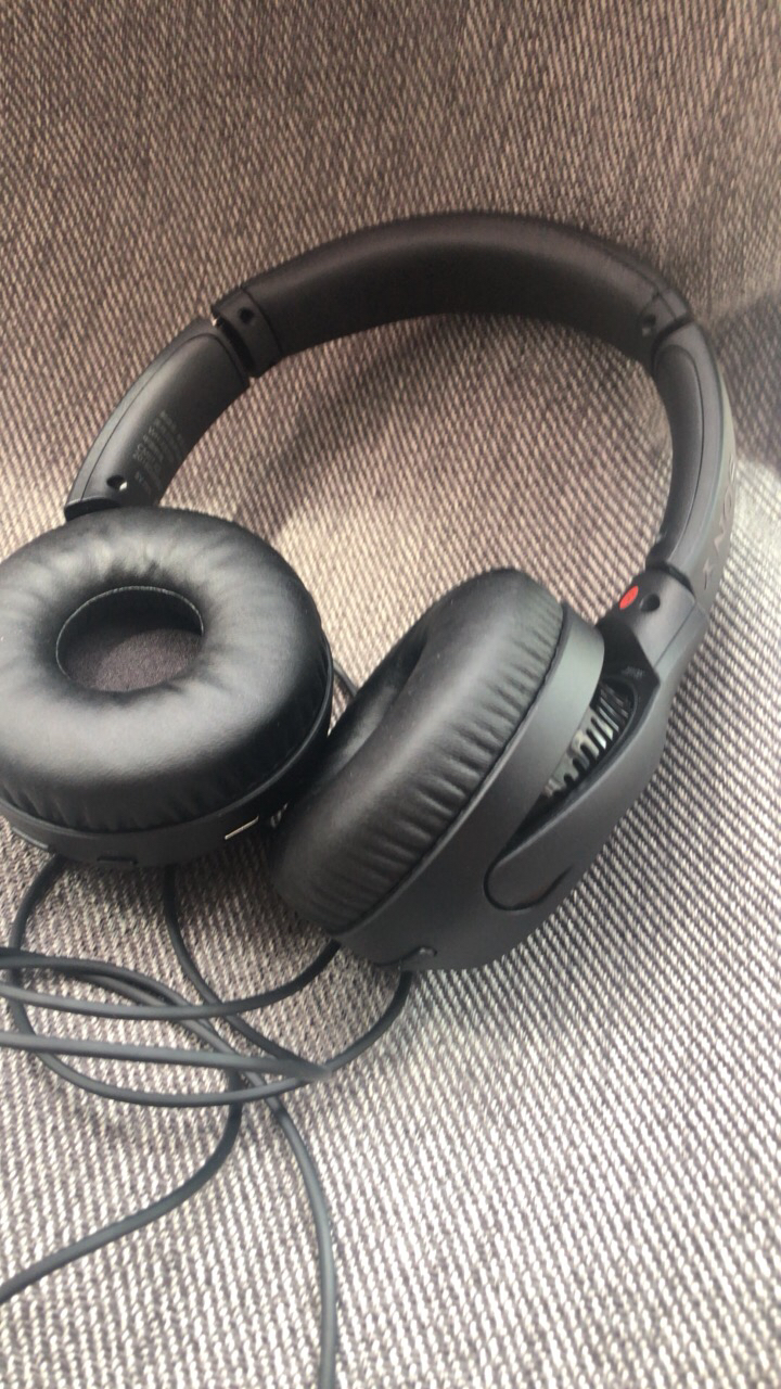 索尼(sony)wh-xb700 重低音无线耳机 头戴式 蓝牙立体声 蓝色晒单图