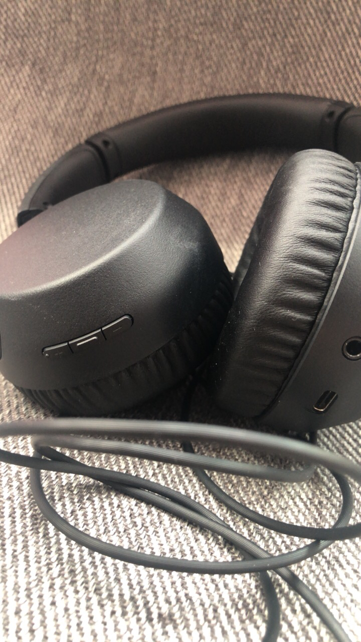 索尼(sony)wh-xb700 重低音无线耳机 头戴式 蓝牙立体声 蓝色晒单图