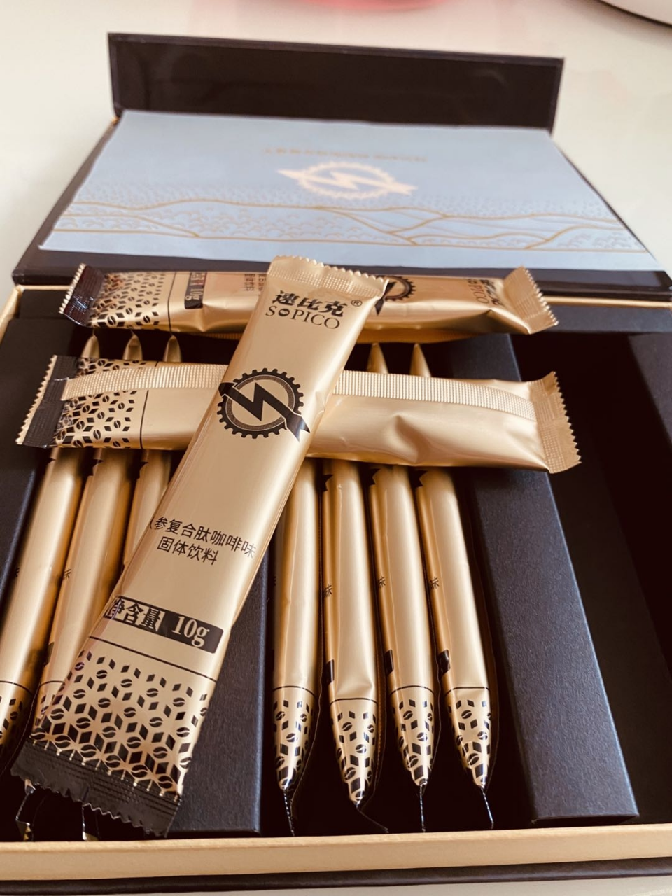 【1盒硬器装】微商同款初心家族美国能量咖啡升级版速比克人参复合肽