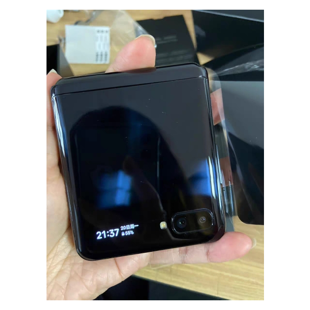 三星galaxyzflipsmf70008gb256gb赛博格黑67英寸掌心折叠屏设计移动