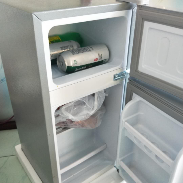 日普(ripu)bcd-118 118升双门冰箱 家用小冰箱 迷你小型宿舍租房 冷冻