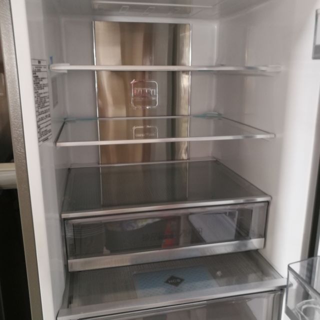 海尔(haier) 325升三门风冷无霜变频冰箱家用一级能效 节能 干湿分储