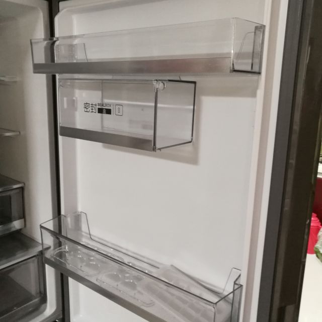 海尔(haier) 325升三门风冷无霜变频冰箱家用一级能效 节能 干湿分储