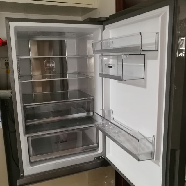 海尔(haier) 325升三门风冷无霜变频冰箱家用一级能效 节能 干湿分储