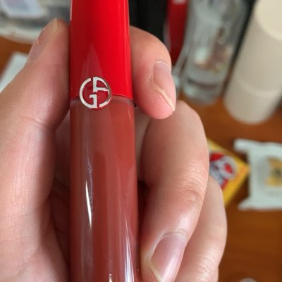 阿玛尼(armani) 唇釉臻致丝绒哑光显色复古口红 液体唇膏 红管唇釉504