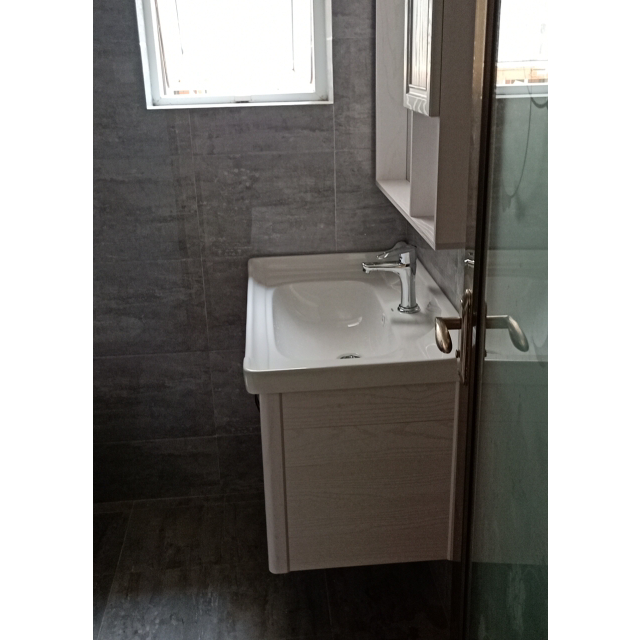 希箭horow浴室柜组合太空铝现代简约卫生间洗漱台卫浴洗手脸面盆镜柜