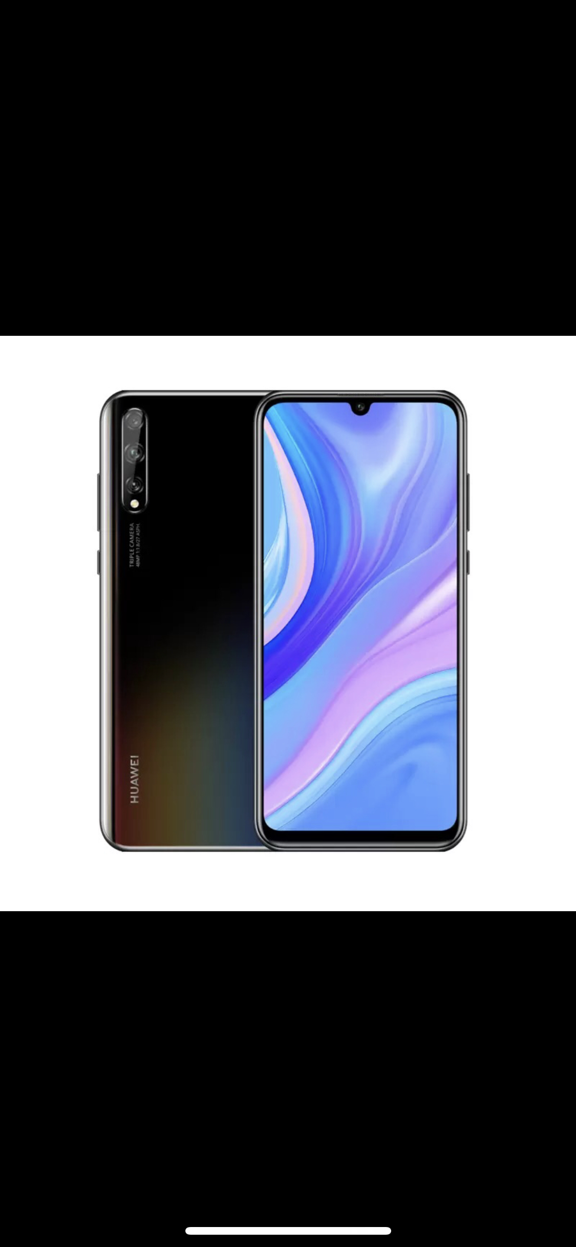 华为(huawei)畅享10s 6gb 128gb 幻夜黑 移动联通电信全网通4g手机