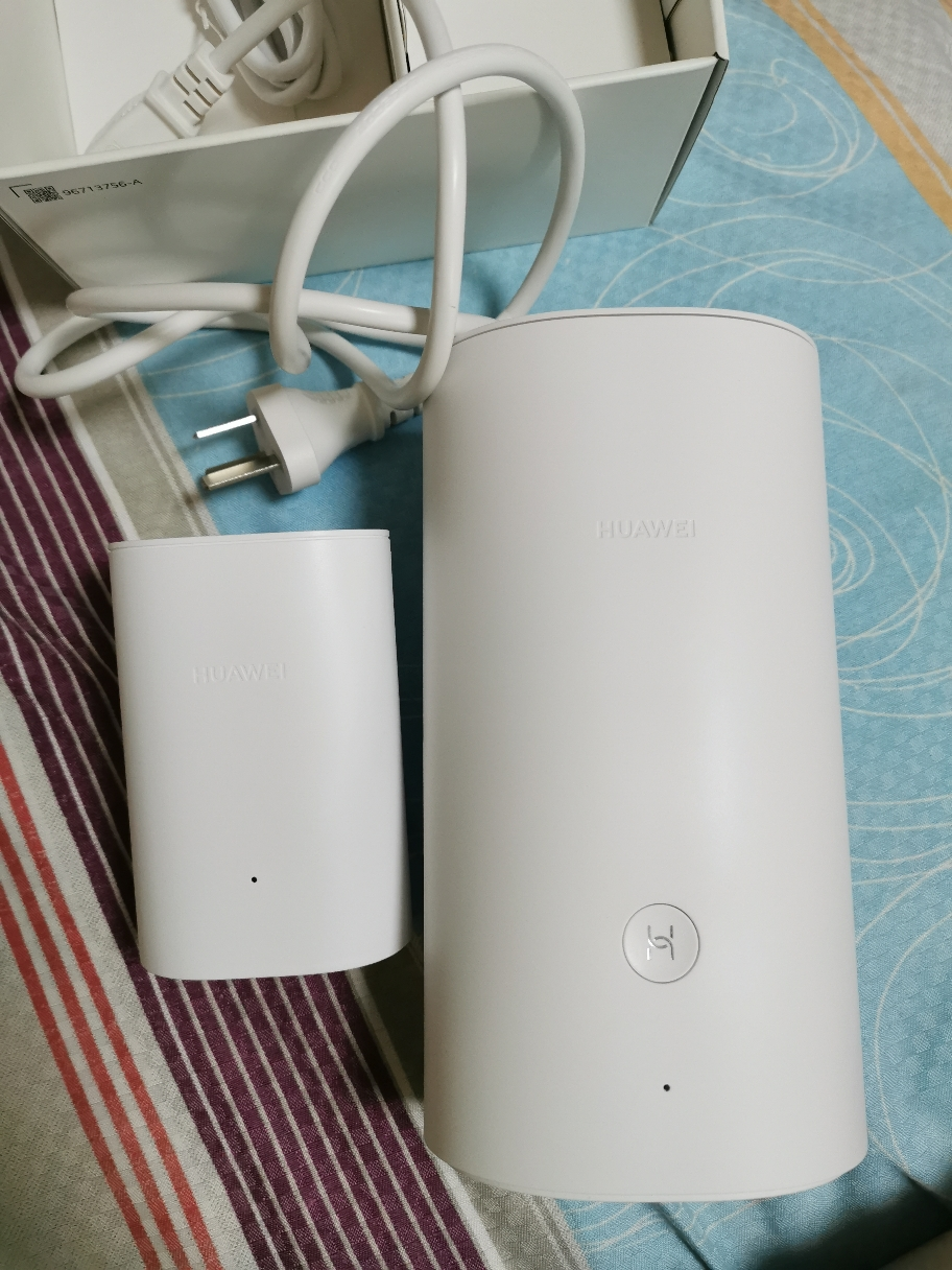 新品華為路由 q2s子母裝 全千兆網口 雙頻wifi 上網保護智能傢俱鏈接