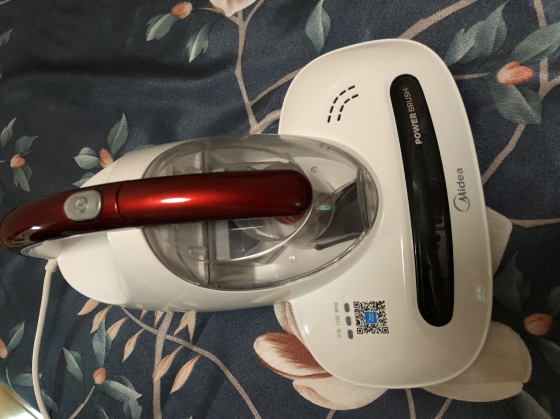 美的(midea)除螨仪 家用紫外线除螨吸尘器 手持式床上家用除螨虫 床铺