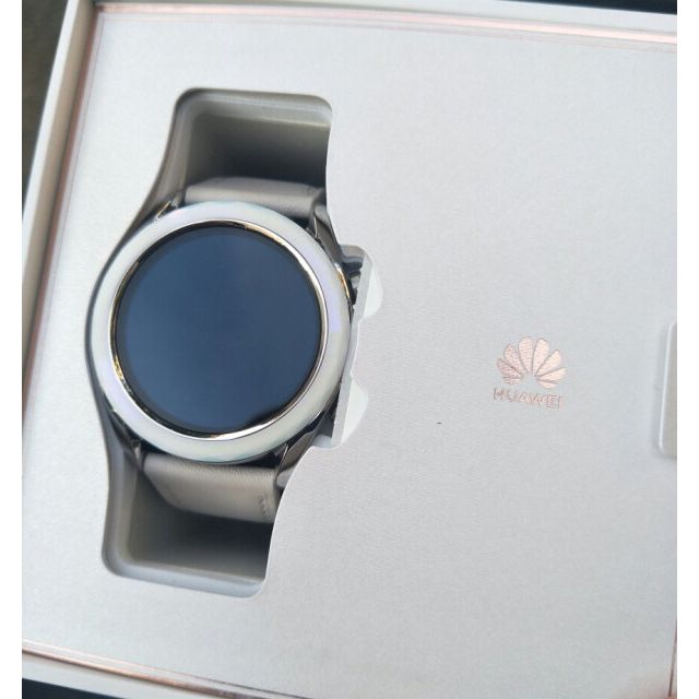 华为huawei华为智能手表watchgt雅致款白色两周续航户外运动手表实时