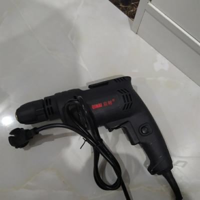 手电钻220v多功能家用正反电转调速大功率手提钻小电钻工具套装 黑色