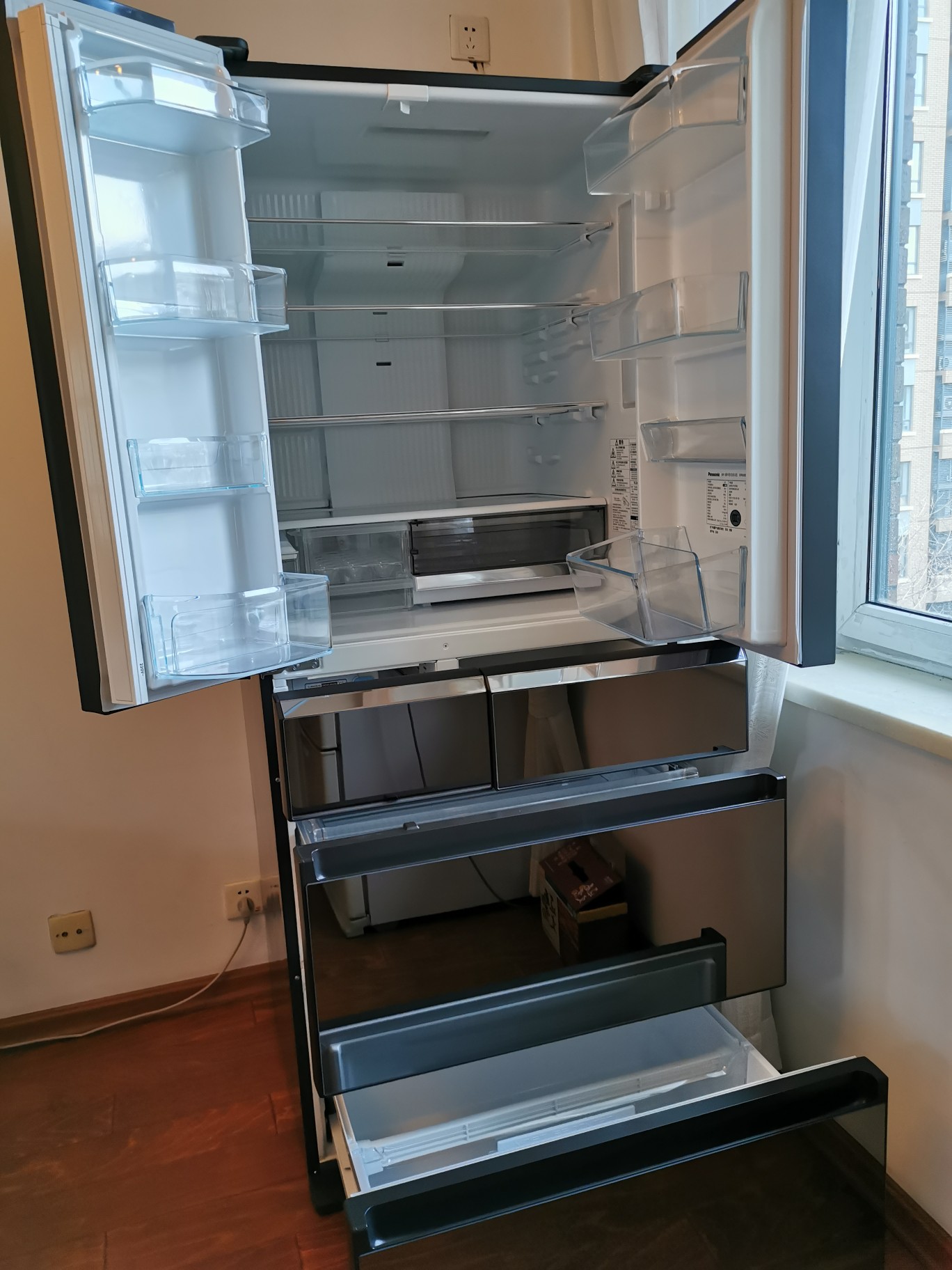 松下(panasonic)nr-f673wx-x5 659升大容量六门整机日本原装进口 纳米