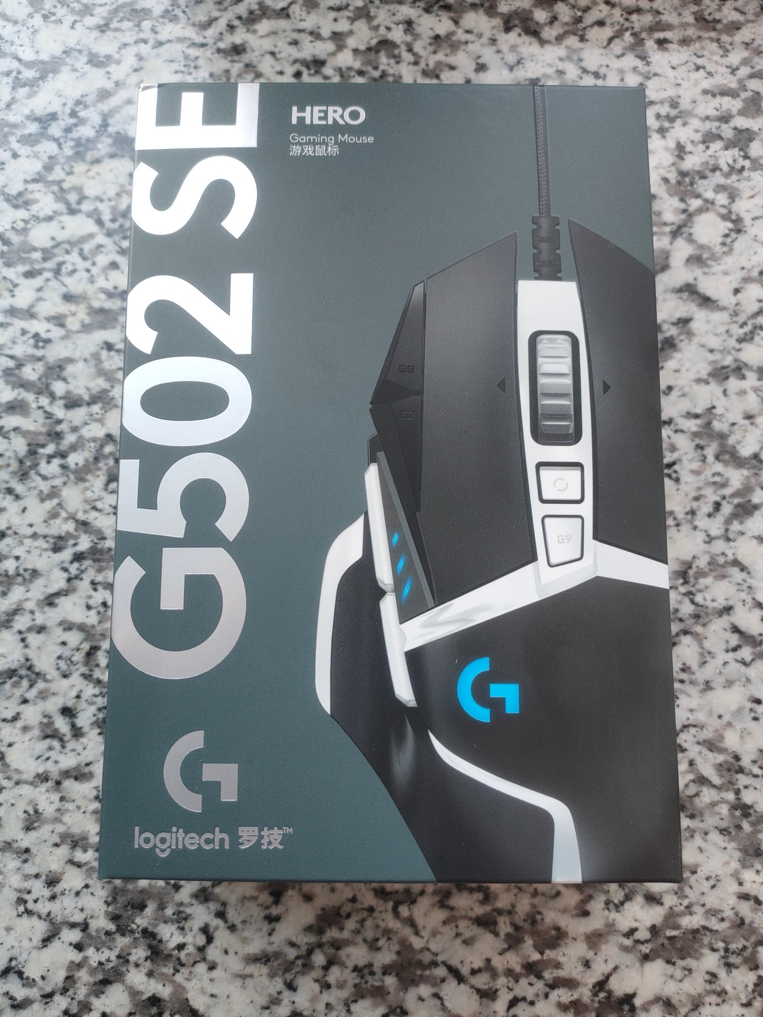 罗技(logitech) g502 hero 熊猫配色版电竞游戏专用机械吃鸡宏电脑有