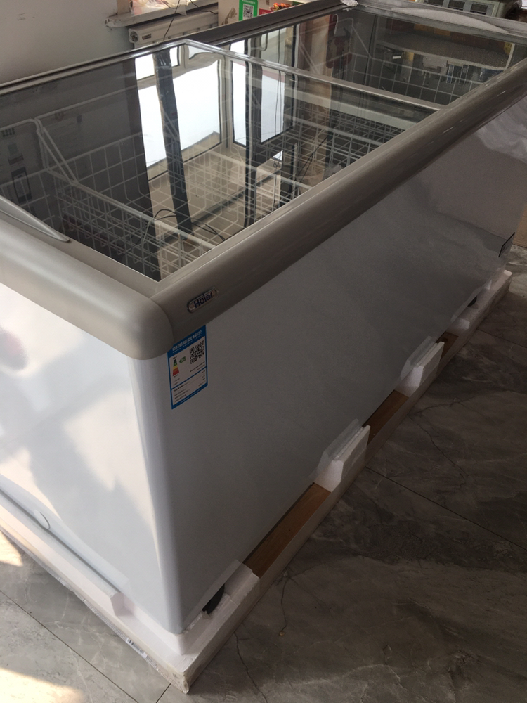 海尔(haier)sc/sd-728cx 728升 卧式冷冻冰柜 商用玻璃门展示冷柜