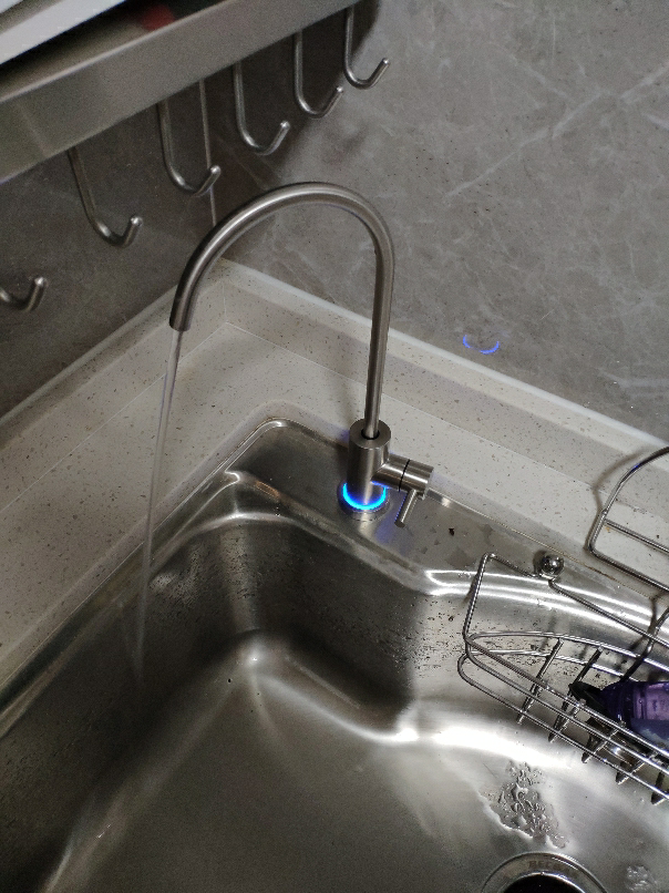 小米(mi)净水器mr624家用直饮厨下式厨房净水机 600加仑大流量 即滤即