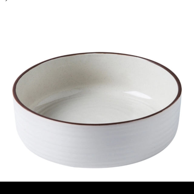 亿嘉ijarl日式简约家用陶瓷大汤碗菜碗面碗沙拉碗水果碗餐具韦斯顿85