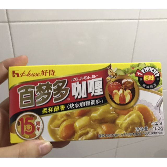 好侍百梦多咖喱块原味100g3300g