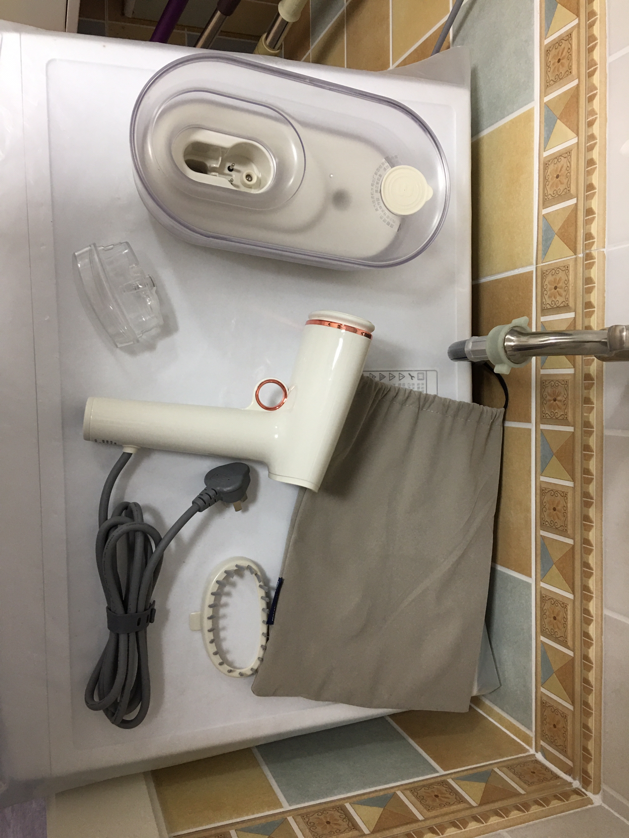 摩飞电器(morphy richards)手持挂烫机家用蒸汽烫斗小型便携式熨烫机