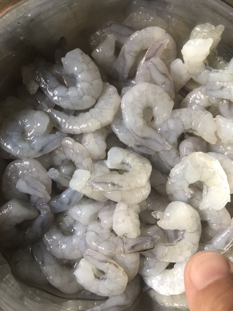 海洋世家 活剥去虾线大号翡翠生白青虾仁 冷冻生鲜虾类海鲜水产活鲜