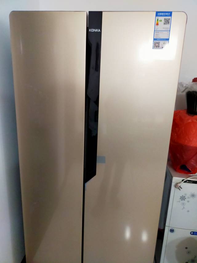 康佳(KONKA)400升 对开门双门电冰箱 电脑控温 纤薄机身 节能省电 冷冻冷藏 家用双开门BCD-400EGX5S晒单图