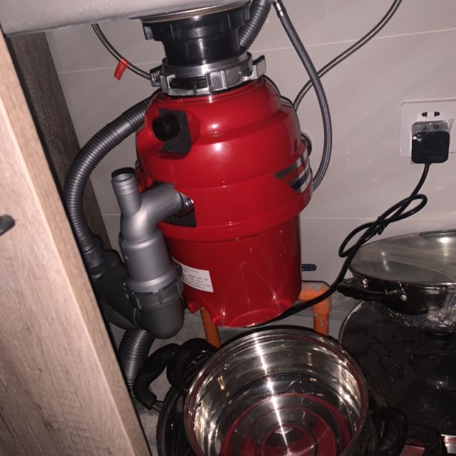 贝克巴斯e60家用厨房食物垃圾处理器水槽厨余粉碎机无线开关