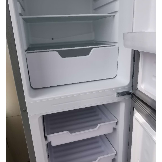 创维冰箱bcd-160 160升两门冰箱小冰箱节能 家用租房双门(银色)