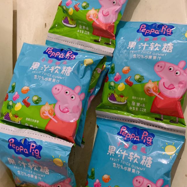 > 小猪佩奇peppapig果汁软糖杂果味 22克 袋装儿童零食辅食商品评价 >