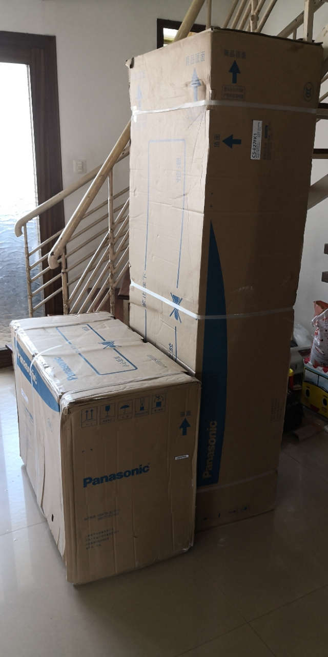 松下(panasonic) 大3匹变频立式客厅冷暖空调柜机 除湿静音 e27fk1