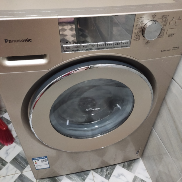 松下(panasonic) xqg100-e155c 10公斤大容量变频全自动滚筒洗衣机
