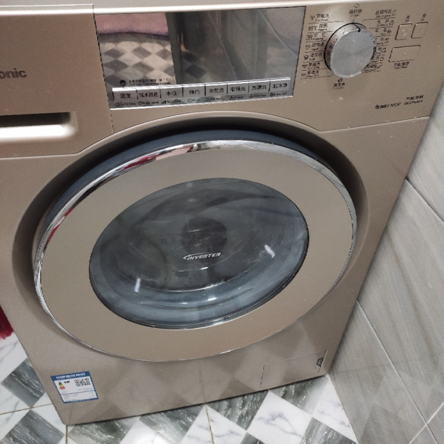 松下(panasonic) xqg100-e155c 10公斤大容量变频全自动滚筒洗衣机