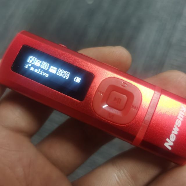 纽曼(newsmy)b57 红色 mp3蓝牙音频播放器学生专用mp3随身听全面屏