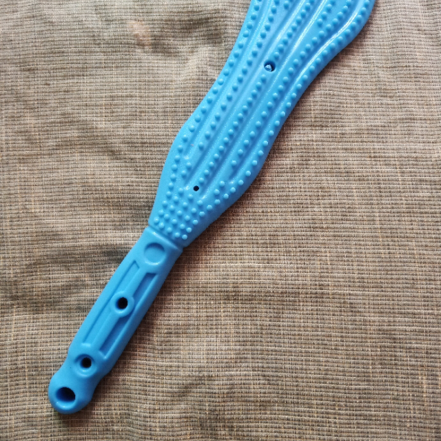 聚福星经络拍硅胶拍痧板健身锤养生拍按摩锤敲打锤拍打棒颈肩腿部敲背