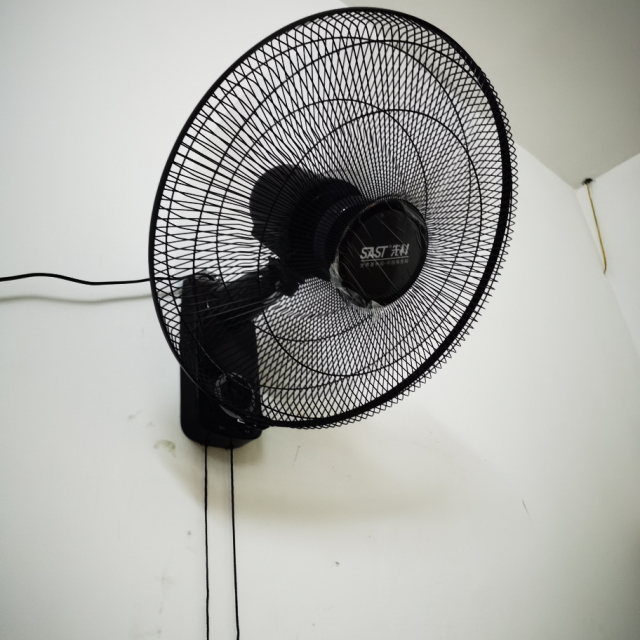 先科壁扇挂壁式电风扇家用摇头餐厅墙壁挂风扇电扇宿舍18寸机械款