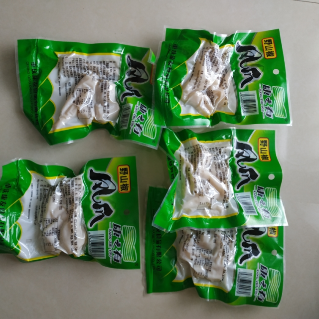 康之有泡椒凤爪70g袋大包装野山椒味酸麻辣零食