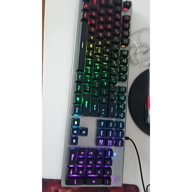 hp惠普k500机械手感有线键盘台式电脑笔记本外接办公电竞游戏专用打字