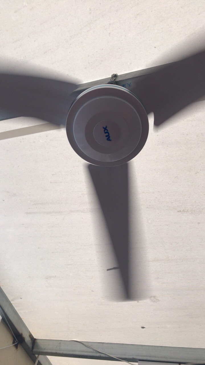 奥克斯吊扇家用客厅大风力铁叶工业吸顶56寸宿舍低噪大吊顶电风扇1400