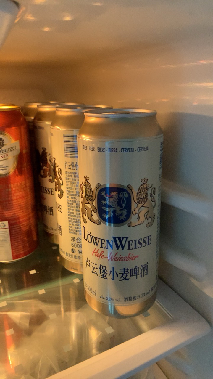 德国进口卢云堡啤酒狮牌小麦啤酒 500ml*24听装晒单图