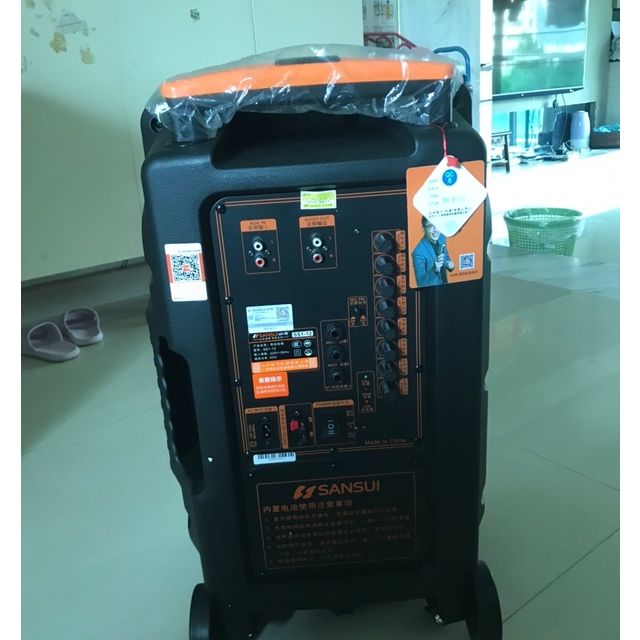 山水sansuiss110户外广场舞音响移动拉杆无线蓝牙音箱电瓶便携式户外