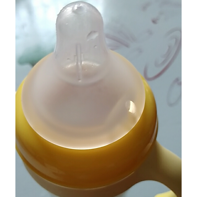 贝亲pigeon 宽口径奶瓶奶嘴自然实感奶嘴l号单个y字孔ba60 普通奶嘴