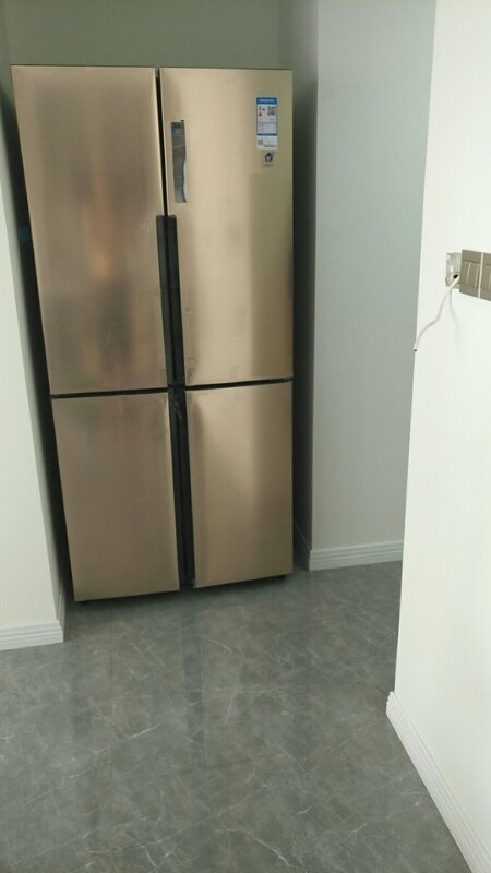 十字对开门冰箱薄款 四门四开门电冰箱 变频无霜 bcd-458wdvmu1晒单图