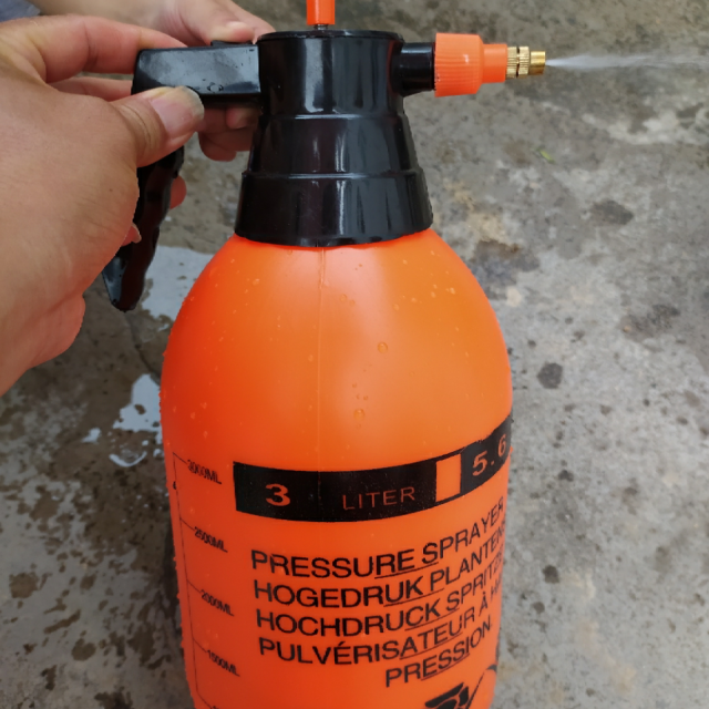 高宅浇花喷壶喷雾瓶园艺家用植物洒水壶气压式喷雾器消毒压力喷水壶3l