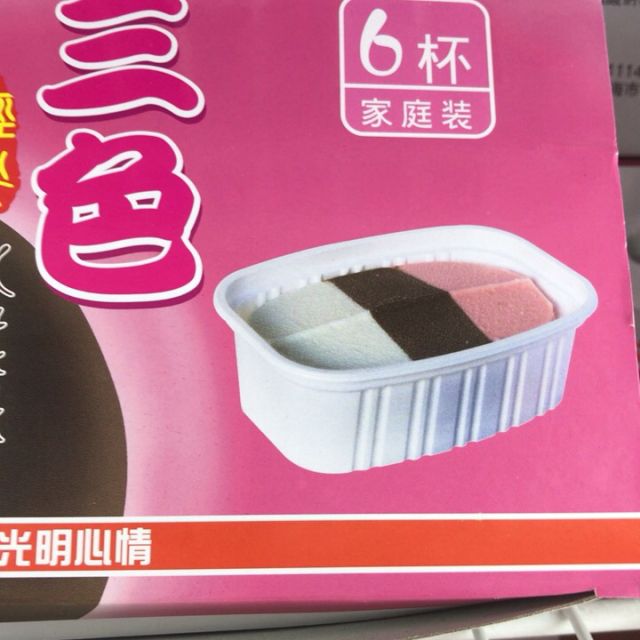 光明三色杯冰淇淋105克6