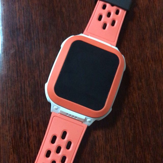 小天才儿童电话手表y06橘红 防水gps定位智能手表 移动2g学生儿童手表