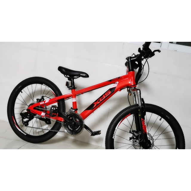 喜德盛2020款中国风22寸21变速x6铝合金学生山地车前后双碟刹减震前叉